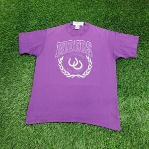 Vintage 80s Jerzees Shirt Medium 20x26 Martins-Ferry School